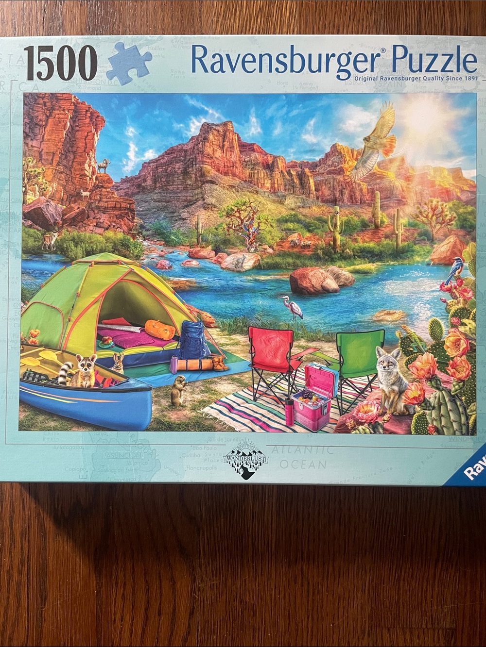 Ravensburger 1500 Canyon Camping puzzle